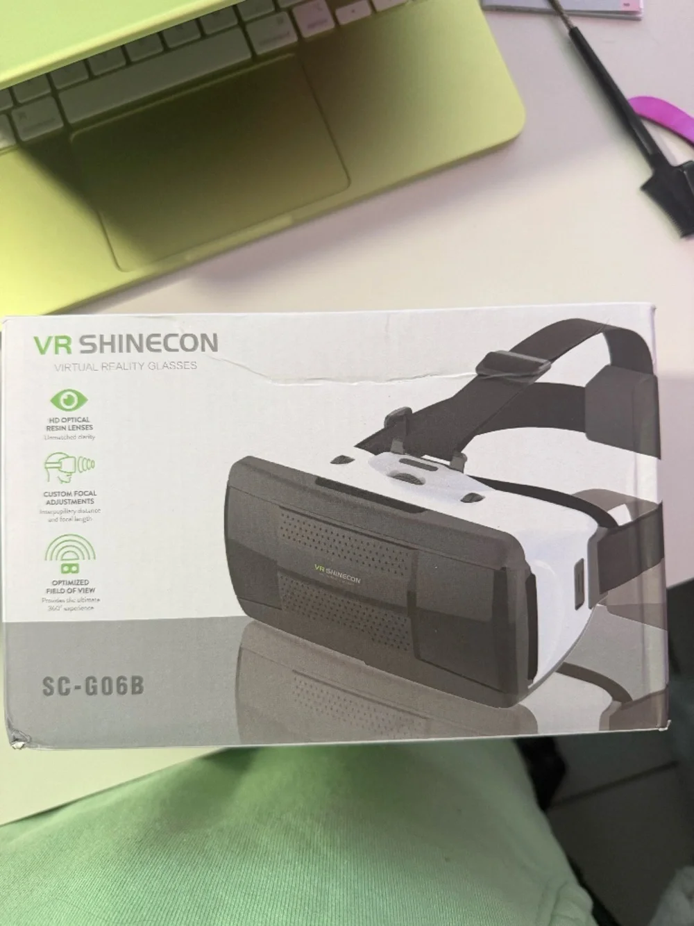 VR SHINECON SC-G06B Virtual Reality Headset – Smartphone VR Glasses – $50 OBO